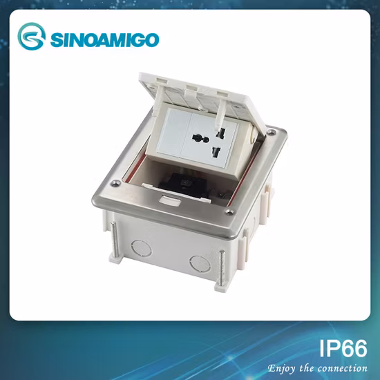 IP66 Outdoor Waterproof Instabus Eib Function Floor Socket Junction Box Outlet